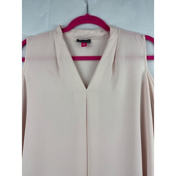Vince Camuto Womens Cold Shoulder Blouse Size S Light Pink - Picture 1 of 5